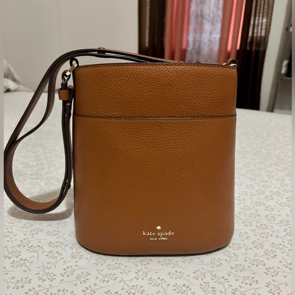 Kate Spade Pebbled Leather Bucket Bag & Wallet Set